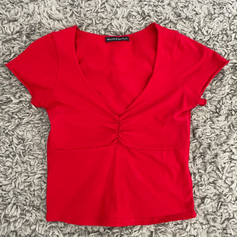 Red Brandy Melville Shirt